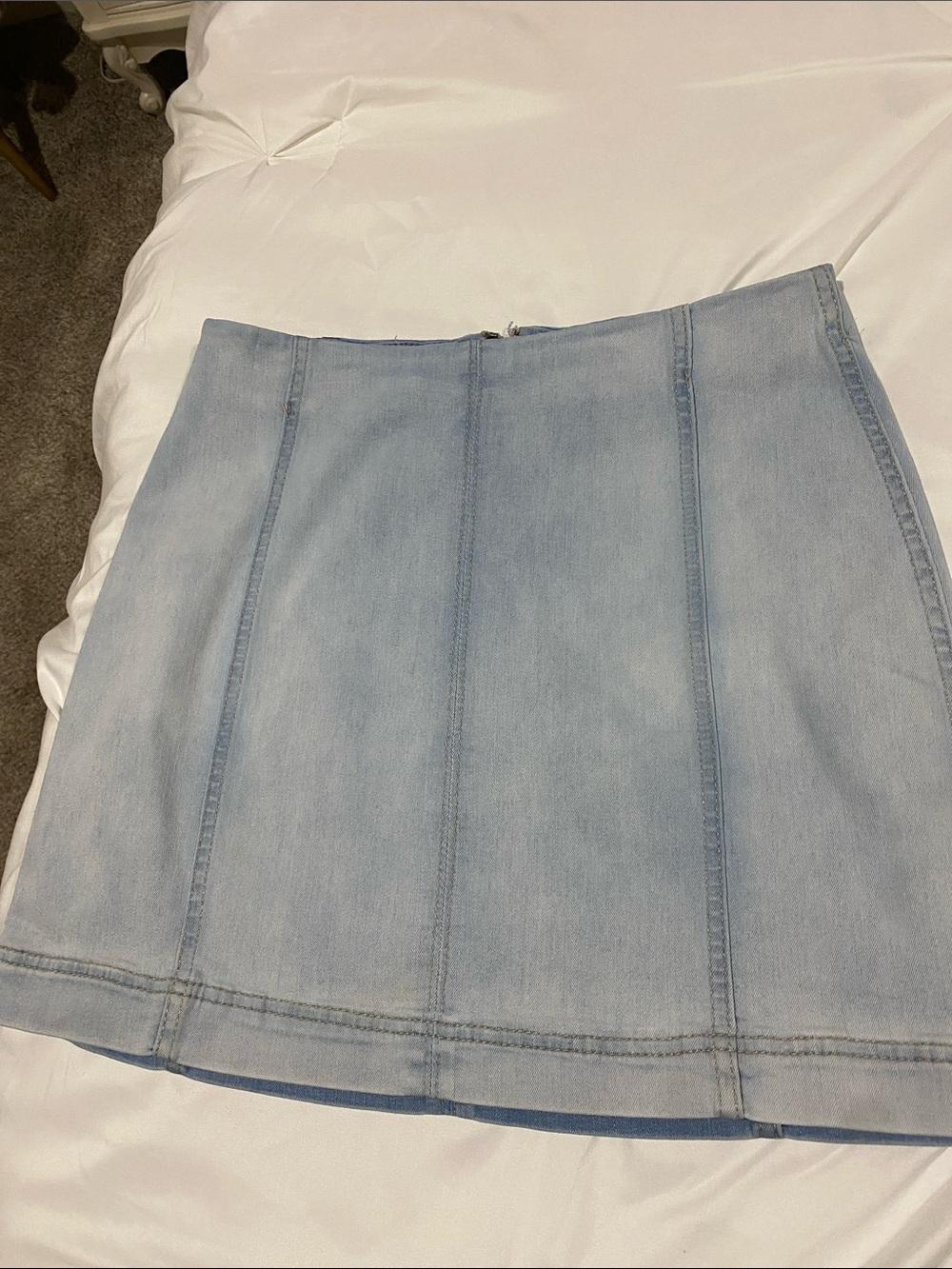 wild fable Light Wash Denim Mini Skirt